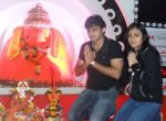 Romit Raj with Wife at Eco Friendly Ganesha Festival- Day 4 at Oberoi Mall Goregaon, Mumbai...JPG